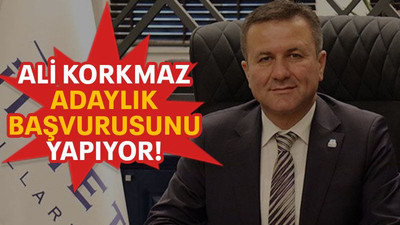 Ali Korkmaz adaylık başvurusunu yapıyor!